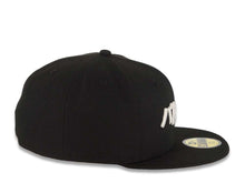 Load image into Gallery viewer, San Diego Padres New Era MLB 59FIFTY 5950 Fitted Cap Hat Black Crown/Visor White Japanese Text Logo Gray UV