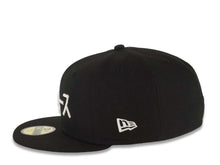 Load image into Gallery viewer, Los Angeles Dodgers New Era MLB 59FIFTY 5950 Fitted Cap Hat Black Crown/Visor White Text Logo Japan Flag Side Patch Gray UV