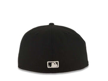 Load image into Gallery viewer, Los Angeles Dodgers New Era MLB 59FIFTY 5950 Fitted Cap Hat Black Crown/Visor White Text Logo Japan Flag Side Patch Gray UV