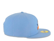 Load image into Gallery viewer, San Diego Gulls New Era NHL 59FIFTY 5950 Fitted Cap Hat Sky Blue Crown/Visor Team Color Logo Gray UV