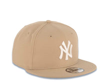 Load image into Gallery viewer, New York Yankees New Era MLB 9FIFTY 950 Snapback Cap Hat Khaki Crown/Visor White Logo Gray UV