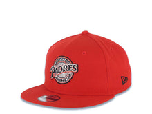 Load image into Gallery viewer, (Youth) San Diego Padres New Era MLB 9FIFTY 950 Kid Snapback Cap Hat Red Crown/Visor Black/Red Baseball Club Logo 1998 World Series Side Patch