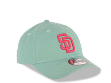 Load image into Gallery viewer, San Diego Padres New Era MLB 9TWENTY 920 Adjustable Cap Hat Light Teal Crown/Visor Magenta Logo Gray UV