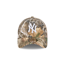 Load image into Gallery viewer, New York Yankees New Era MLB 9FORTY 940 Adjustable A-Frame Cap Hat Real Tree Edge Camo Crown/Visor White Logo