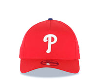 Load image into Gallery viewer, Philadelphia Phillies New Era MLB 9FORTY 940 Adjustable A-Frame Cap Hat Red Crown/Visor White Logo Gray UV