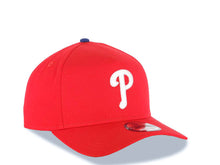 Load image into Gallery viewer, Philadelphia Phillies New Era MLB 9FORTY 940 Adjustable A-Frame Cap Hat Red Crown/Visor White Logo Gray UV