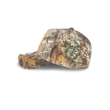 Load image into Gallery viewer, San Diego Padres New Era MLB 9FORTY 940 Adjustable A-Frame Cap Hat Real Tree Edge Camo Crown/Visor Yellow Logo