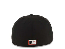 Load image into Gallery viewer, Los Angeles Dodgers New Era MLB 59FIFTY 5950 Fitted Cap Hat Black Crown/Visor White Logo With Palm Tree 40th Anniversary Side Patch Red UV