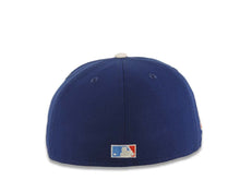 Load image into Gallery viewer, Los Angeles Dodgers New Era MLB 59FIFTY 5950 Fitted Cap Hat Dark Royal Crown/Visor White Upside Down Logo 60th Anniversary Side Patch Green UV