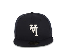 Load image into Gallery viewer, Los Angeles Dodgers New Era MLB 59FIFTY 5950 Fitted Cap Hat Navy Blue Crown/Visor White Upside Down Logo Batterman Batty Side Patch Green UV