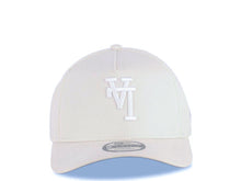 Load image into Gallery viewer, Los Angeles Dodgers New Era MLB 9FORTY 940 Adjustable A-Frame Cap Hat Cream Crown/Visor White Logo Gray UV