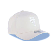 Load image into Gallery viewer, Los Angeles Dodgers New Era MLB 9FORTY 940 Adjustable A-Frame Cap Hat Cream Crown/Visor White Logo Gray UV