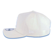 Load image into Gallery viewer, Los Angeles Dodgers New Era MLB 9FORTY 940 Adjustable A-Frame Cap Hat Cream Crown/Visor White Logo Gray UV