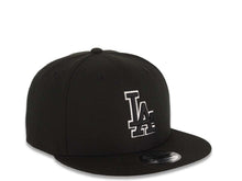 Load image into Gallery viewer, Los Angeles Dodgers New Era 59FIFTY 5950 Fitted Cap Hat Black Crown/Visor Black/White Logo Gray UV