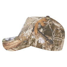 Load image into Gallery viewer, Atlanta Braves New Era MLB 9FORTY 940 A-Frame Adjustable Snapback Cap Hat Real Tree Camo Crown/Visor White Logo