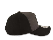 Load image into Gallery viewer, San Diego Padres New Era MLB 9FORTY 940 Adjustable A-Frame Cap Hat Dark Gray/Black Crown Black Visor Black Logo