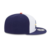 Load image into Gallery viewer, Houston Astros New Era MLB 9FIFTY 950 Snapback Cap Hat White/Navy Blue Crown Navy Blue Visor Orange/Navy Logo (2025 City Connect)