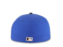 Load image into Gallery viewer, Los Angeles Dodgers New Era MLB 59FIFTY 5950 Fitted Cap Hat White/Light Royal Blue Crown Black Visor Black/Royal Blue Logo