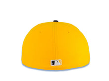 Load image into Gallery viewer, Atlanta Braves New Era MLB 59FIFTY 5950 Fitted Cap Hat White/Yellow Crown Black Visor Black/Yellow Logo