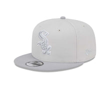 Load image into Gallery viewer, Chicago White Sox New Era MLB 9FIFTY 950 Snapback Cap Hat Stone Crown Gray Visor Gray/White Logo Gray UV (Color Pack)