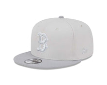 Load image into Gallery viewer, Boston Red Sox New Era MLB 9FIFTY 950 Snapback Cap Hat Stone Crown Gray Visor Gray/White Logo Gray UV (Color Pack)