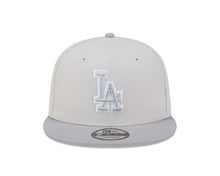Load image into Gallery viewer, Los Angeles Dodgers New Era MLB 9FIFTY 950 Snapback Cap Hat Stone Crown Gray Visor Gray/White Logo Gray UV (Color Pack)