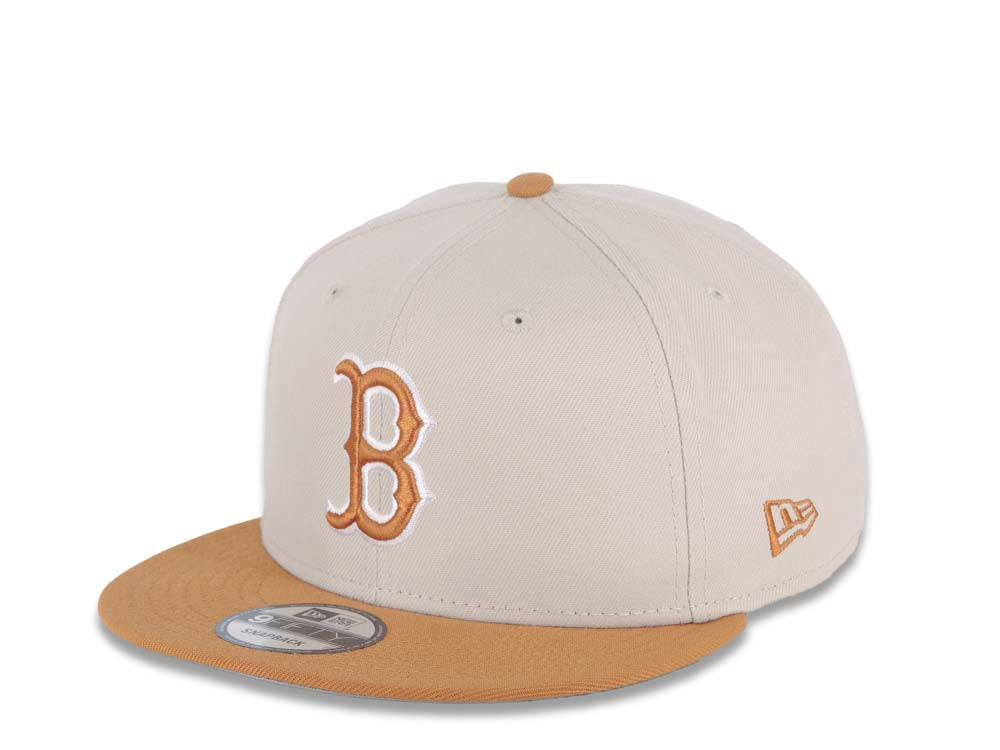 Boston Red Sox New Era MLB 9FIFTY 950 Snapback Cap Hat Stone Crown