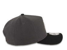 Load image into Gallery viewer, Los Angeles Dodgers New Era MLB 9FORTY 940 Adjustable A-Frame Cap Hat Dark Gray Crown Black Visor White Upside Down Logo Gray UV