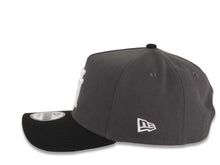 Load image into Gallery viewer, Los Angeles Dodgers New Era MLB 9FORTY 940 Adjustable A-Frame Cap Hat Dark Gray Crown Black Visor White Upside Down Logo Gray UV