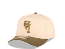 Load image into Gallery viewer, Los Angeles Dodgers New Era MLB 9FORTY 940 Adjustable A-Frame Cap Hat Cream Crown Olive Green Visor Olive Upside Down Logo 40th Anniversary Side Patch