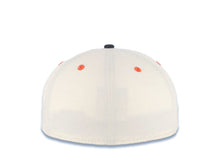 Load image into Gallery viewer, Los Angeles Dodgers New Era MLB 59FIFTY 5950 Fitted Cap Hat Cream Crown Navy Blue Visor Navy/Red Logo Batterman Batty Side Patch