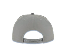 Load image into Gallery viewer, San Diego Padres New Era MLB 9FIFTY 950 Snapback Cap Hat Gray Crown Dark Gray Visor Maroon Logo 1998 World Series Side Patch Maroon UV