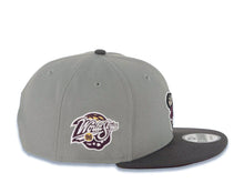 Load image into Gallery viewer, San Diego Padres New Era MLB 9FIFTY 950 Snapback Cap Hat Gray Crown Dark Gray Visor Maroon Logo 1998 World Series Side Patch Maroon UV