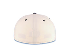 Load image into Gallery viewer, San Diego Padres New Era 59FIFTY 5950 Fitted Cap Hat Cream Crown Navy Blue Visor White/Orange Logo MLB Batterman Batty Side Patch Green UV