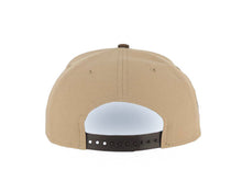 Load image into Gallery viewer, Los Angeles Dodgers New Era MLB 9FORTY 940 A-Frame Adjustable Cap Hat Khaki Crown Brown Visor White Upside Down Logo Stadium Side Patch Gray UV