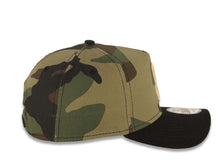Load image into Gallery viewer, San Diego Padres New Era MLB 9FORTY 940 A-Frame Adjustable Cap Hat Camo Crown Black Visor Light Khaki Logo Gray UV