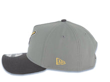 Load image into Gallery viewer, San Diego Padres New Era MLB 9FORTY 940 Adjustable Cap Hat Gray Crown Dark Gray Visor Maroon/Yellow Swinging Friar Logo 25th Anniversary Side Patch