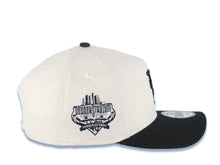 Load image into Gallery viewer, Los Angeles Dodgers New Era MLB 9FORTY 940 Adjustable A-Frame Cap Hat Cream Crown Black Visor Black Upside Down Logo Stadium Side Patch Green UV
