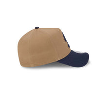 Load image into Gallery viewer, Los Angeles Dodgers New Era MLB 9FORTY 940 Adjustable A-Frame Cap Hat Khaki Crown Navy Blue Visor Navy Logo (2024 City Connect)