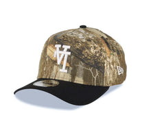 Load image into Gallery viewer, Los Angeles Dodgers New Era MLB 9FORTY 940 Adjustable A-Frame Cap Hat Real Tree Edge Camo Crown Black Visor White Upside Down Logo Stadium Patch