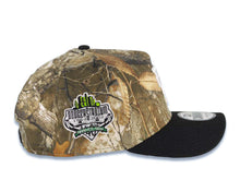 Load image into Gallery viewer, Los Angeles Dodgers New Era MLB 9FORTY 940 Adjustable A-Frame Cap Hat Real Tree Edge Camo Crown Black Visor White Upside Down Logo Stadium Patch