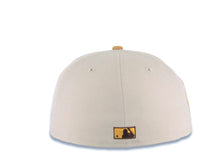 Load image into Gallery viewer, San Diego Padres New Era MLB 59FIFTY 5950 Fitted Cap Hat Stone Crown Tan Visor Wheat/Brown Baseball Club Logo 20th Anniversary Petco Park Side Patch