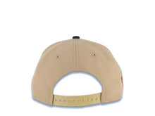 Load image into Gallery viewer, (Youth) San Diego Padres New Era MLB 9FIFTY 950 Kid Snapback Cap Hat Khaki Crown Black Visor Peach/Metallic Brown/Black Logo 1984 World Series Patch