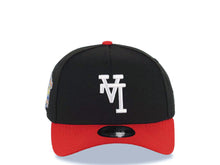 Load image into Gallery viewer, Los Angeles Dodgers New Era MLB 9FORTY 940 Adjustable A-Frame Cap Hat Black Crown Red Visor White Upside Down Logo 40th Anniversary Side Patch