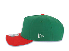 Load image into Gallery viewer, San Diego Padres New Era MLB 9FORTY 940 Adjustable A-Frame Cap Hat Green Crown Red Visor White Logo 40th Anniversary Side Patch