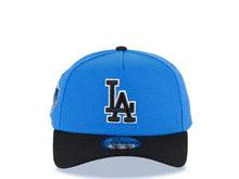 Load image into Gallery viewer, Los Angeles Dodgers New Era MLB 9FORTY 940 Adjustable A-Frame Cap Hat Cardinal Blue Crown Black Visor Black/White Logo Stadium Side Patch