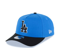 Load image into Gallery viewer, Los Angeles Dodgers New Era MLB 9FORTY 940 Adjustable A-Frame Cap Hat Cardinal Blue Crown Black Visor Black/White Logo Stadium Side Patch