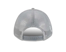 Load image into Gallery viewer, San Diego Padres New Era MLB 9FORTY 940 Adjustable A-Frame Trucker/Mesh Cap Hat Gray Crown Gray Visor Gray Logo (Color Pack)