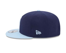 Load image into Gallery viewer, Chicago White Sox New Era MLB 9FIFTY 950 Snapback Cap Hat Navy Blue Crown Light Blue Visor Light Blue/White Logo (2-Tone Color Pack)