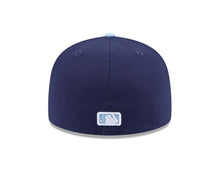Load image into Gallery viewer, New York Yankees New Era MLB 59FIFTY 5950 Fitted Cap Hat Navy Blue Crown Light Blue Visor Light Blue/White Logo (2-Tone Color Pack)